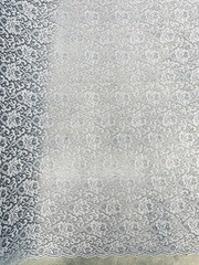 Elaine SILVER GREY Floral Scalloped Nylon Spandex Stretch Lace Light Weight Fab