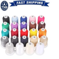Multi-Purpose Mercerized Cotton Thread 50S/3 600M for Sewing Quilting Embroidery