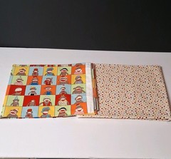Cotton Fabric Lot 2 Pieces Sock Monkey Patchwork & Polka Dot Two One Yard Cuts