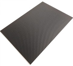 2.0mm Carbon Fiber Sheet Twill Matte 200x300mm 100% 3K Reinforcement