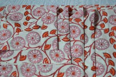 NO TARRIF CHARGES 100%✅ ZK_122 Hand Block Print Fabric 100%Cotton 3 Yard#
