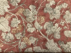 7 YDS 5th Avenue Designs SONOMA GRAPE Fabric Peacock Alley Vtg 1995 Screen Print
