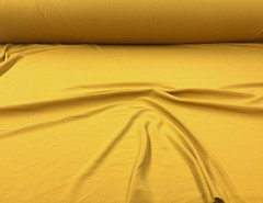 Liverpool Textured Fabric 4 way Stretch Scuba Mustard Gold 1N41