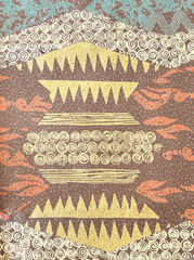 Fabric Piece Square 22″x22″ for One Side of Pillow or Another Small Project