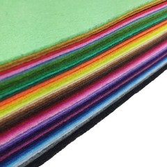 Versatile 42-Color Felt Sheets: Machine Washable 8×12” Crafting Essentials