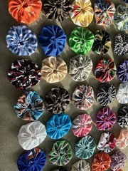 50 Yoyos Lot Mixed Colors 1.5” Cotton