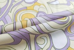 55” By Yards Geometric Patchwork Dress Fabric Soft Viscose Material