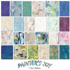 Clothworks – Painter’s Joy – Digital Birchbark – Pale Khaki, Fabric BTY