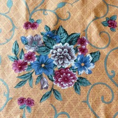 Fabric Weavetex 1 yard X 43” Floral Vintage Sewing Quilting Apparel Cotton #2B24