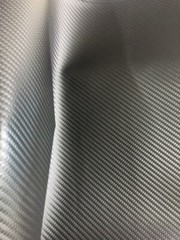 SHIPS FOLDED Black Carbon Fiber faux leather auto upholstery, Hospitality FABRIC