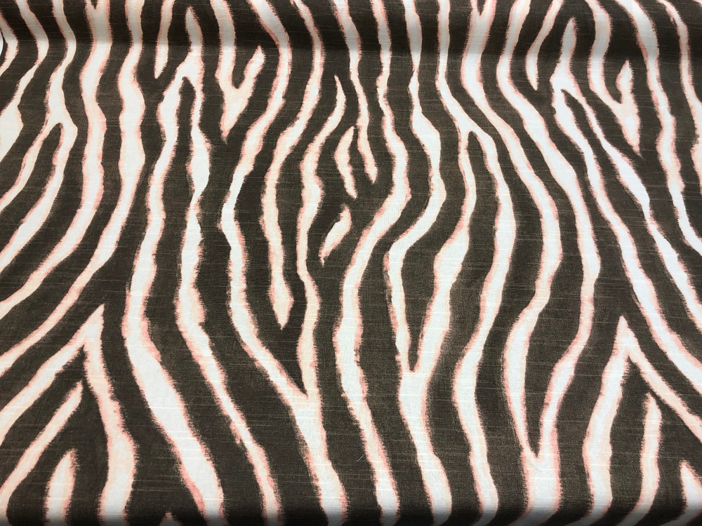 Zany Zebra Blush Drapery Upholstery Ronnie Gold Home Accent Fabric By The Yard