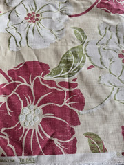 Thibaut Hampton Ponds Fabric Pink Floral/Flowers Pattern 54″ x 77″
