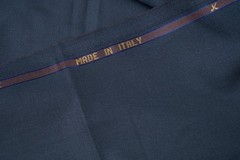 Vitale Barberis Canonico Super 110s Pure Wool Suit Fabric Charcoal 260g 3.1m Ita