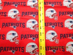 NEW ENGLAND PATRIOTS BRAND NEW DESIGN COLORS 58″ WIDE 1 YARD PIECE 100% COTTON