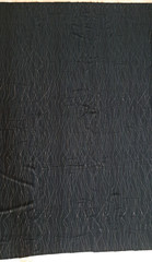 Knit Velveteen Black w/ Silver Metallic Threads Fabric 65” wide by 1.75 yards