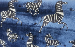 NEW DANCING ZEBRA VELVET Fabric by the yard