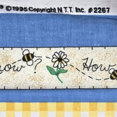 VTG Garden Cheater Quilt 36 Blocks Fabric Traditions NTT 2267 Cotton Fabric 1 YD