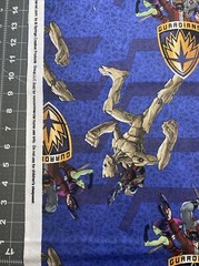 Marvel Guardians Of The Galaxy Groot Cotton Fabric 1/2 Yard (18 By 44”) New