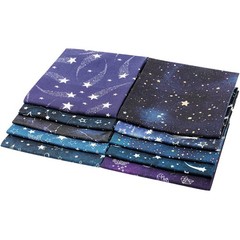 -25 Options- 100% Cotton Quilting Fabric Bundles 10pcs Fat Quarters 18”x21”-M…
