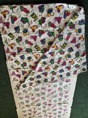 Vintage Jelly Bean Junction CATS DOCTOR NURSE MM Fabric 4 Yards 60″ W USA
