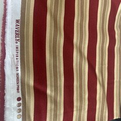 Waverly Inspirations “Coastal” and “Broad Stripes”Upholstery Fabric 3X two yards