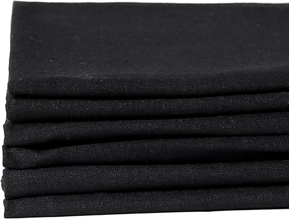 6 Pcs 18 X 21 Inches Cotton Fabric Precut Quilting Fabric Bundles Solid Colors Q