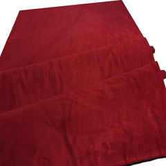 Red Suede Microsuede Fabric Upholstery Drapery Fabric (1 Yard)