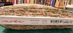 MODA My Secret Garden 100% cotton fabric by yard 36×44 20982 11 Flowers Bunnies