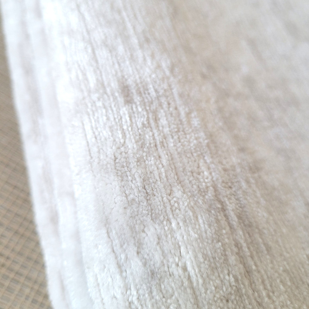 CRYPTON HOME Casey Bisque Solid Color Chenille Upholstery Fabric 1.5 Yards