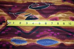 NEW, Mwanza Leaf Print Fabric is made, in Japan, of 100% cotton and 44″ wide.
