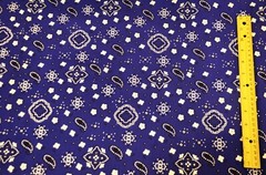 Bandana Cotton Print Fabric | Bandana Fabric | 58/60″ Wide | Multiple Colors |