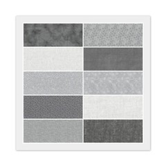 Gray & White CHARM PACK: 40) 5″ x 5″ Squares, 100% Quilting Cotton Fabric