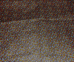 Fabric Remnant Floral Blue 3 Yards 44 Wide Cotton Tiny Print