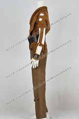 Costume Fits Star Trek The Wrath Of Khan Cosplay Khan Jacket Suit Suede Outfit