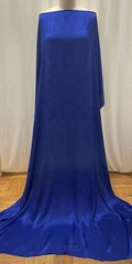 100% Crinkled Silk Crepe Back Satin Deep Royal Blue Fabric 1 Yd. 34″ Long 52″ W