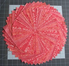 54 Coral Calico Fabric 5″ Quilting Squares 100% Cotton Charm pack Bundle