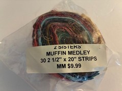 MUFFIN MEDLEY Jelly Roll 30 2 1/2″ x 20″ Strips Quilt Fabric