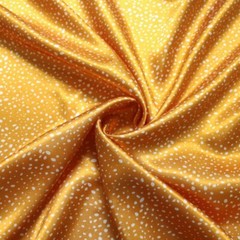 By Yard Geometric Satin Fabric Silky Charmeuse Material Polka Dots