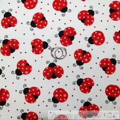 BonEful Fabric FQ Cotton Quilt Black White B&W Dalmatian Puppy Dog Dot 101 Movie