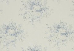 DESIGNERS GUILD/RALPH LAUREN CURTAIN FABRIC Wainscott Floral 6.4 METRES CAMBRAY