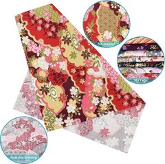 30Pcs Pre-Cut Cotton Quilting Fabric Japanese Style Floral Patchwork | 8″x10″…