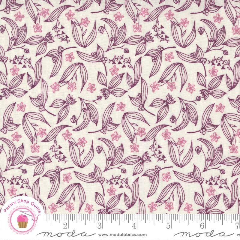 Moda WILD MEADOW 43134 31 Purple Lavender Floral SWEETFIRE ROAD Quilt Fabric