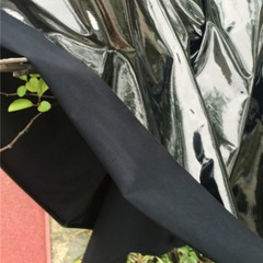 Wet Look Shiny Glossy PVC Leather Fabric Soft Stretch Mirror Vinyl PU Material