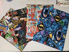 4 Yd Marvel Batman Fabric Lot Camelot Cotton Spider Man Iron Man Avengers Cuts