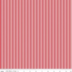 4 Fat Quarters Bundle Riley Blake Basics Red Pack Stripes Dots Gingham Cotton