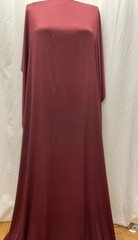 98% Silk Charmeuse 2% Lycra Rich Burgundy Fabric 2 yards 30″ Long 42″ Wide