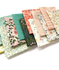 12 PCS Art Gallery Wonders Velvet Fat Quarters Fabric Quilting Bundle Set