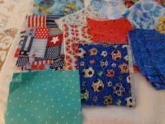 Assorted Fabric Scrap Remnants – 1 Pound+ for Quilting- Crumb Quilts – Lot#3