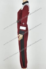 Trainees Costume for Star Trek The Wrath Of Khan Cosplay Jumpsuit Red Uniform