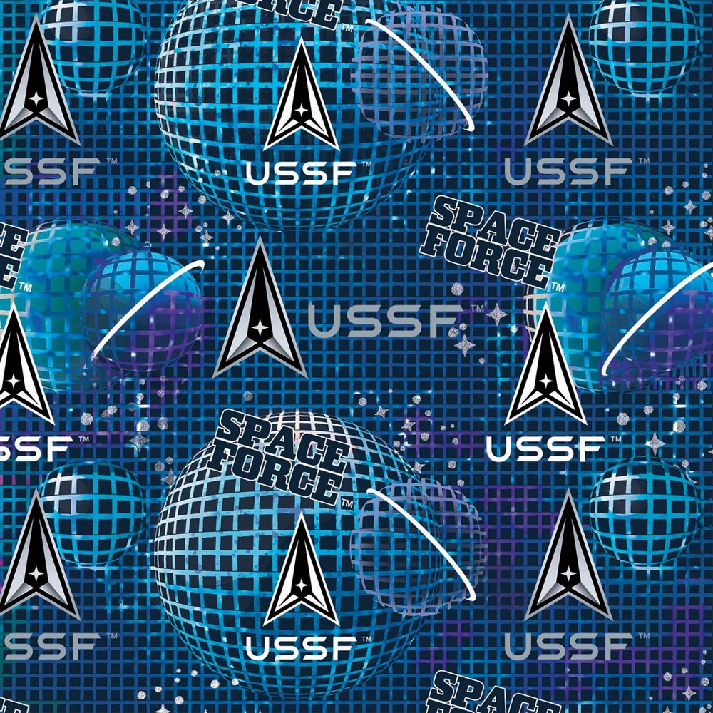 Space Force Graphs -43 Inches Wide By The Yard (BTY)